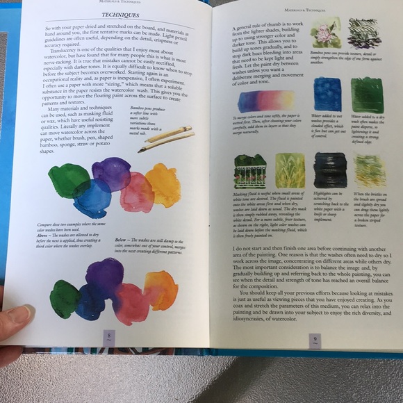 Watercolor workstation how-to book - Picture 6 of 9